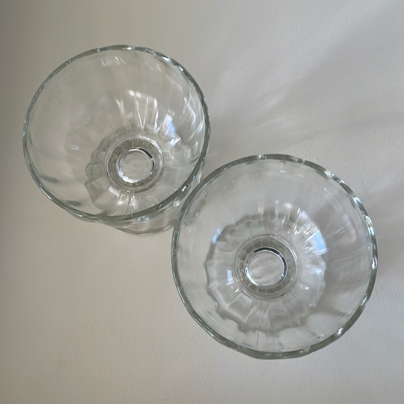 🤍VTG pedestal dessert bowls 4.5” tall - Picture 5 of 9